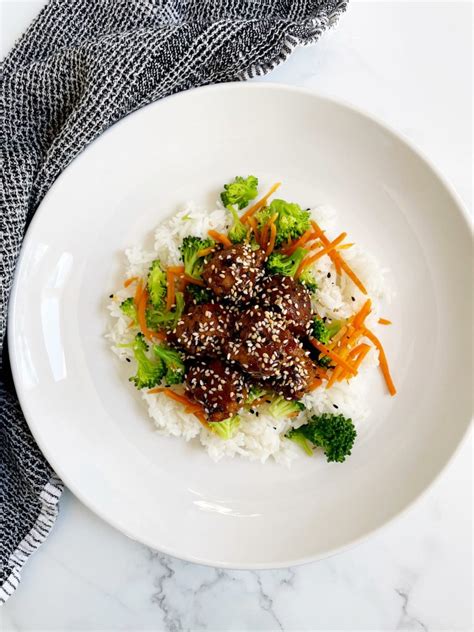 How many calories are in meatballs turkey bulgogi rice & broccoli - calories, carbs, nutrition