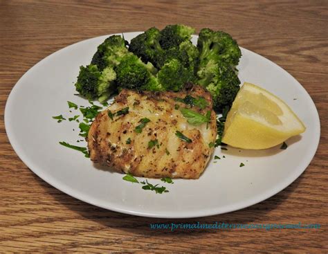 How many calories are in mediterranean baked monkfish - calories, carbs, nutrition