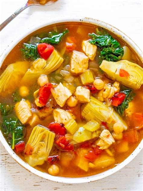 How many calories are in mediterranean chicken noodle soup - calories, carbs, nutrition