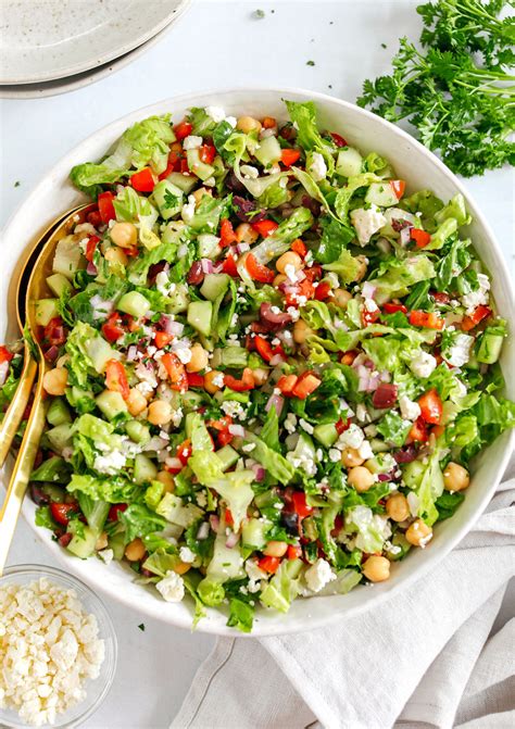 How many calories are in mediterranean chopped salad - calories, carbs, nutrition