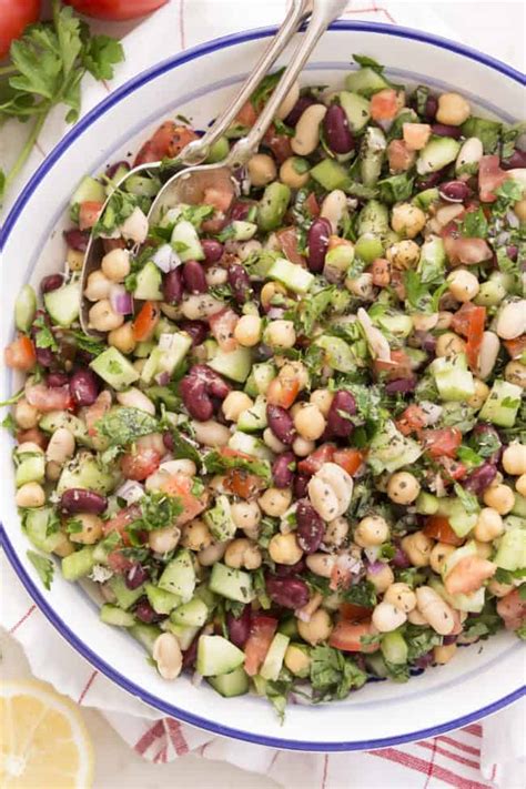 How many calories are in mediterranean deli three bean salad - calories, carbs, nutrition