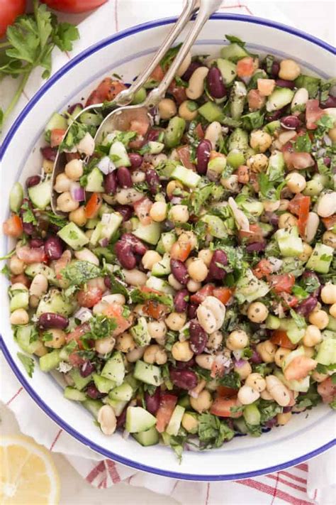 How many calories are in mediterranean deli three bean salad - calories, carbs, nutrition