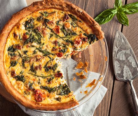 How many calories are in mediterranean quiche - calories, carbs, nutrition