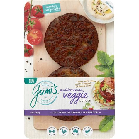 How many calories are in mediterranean veggie burgers - calories, carbs, nutrition