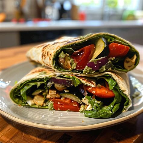 How many calories are in mediterranean veggie wrap - calories, carbs, nutrition