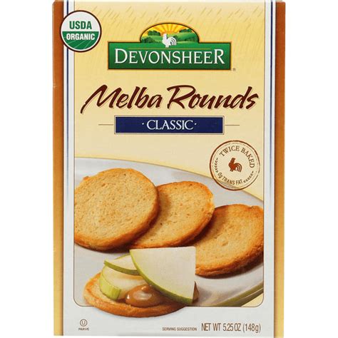 How many calories are in melba rounds - calories, carbs, nutrition