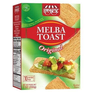 How many calories are in melba toast sesame - calories, carbs, nutrition