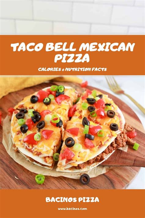 How many calories are in mexican pizza - calories, carbs, nutrition