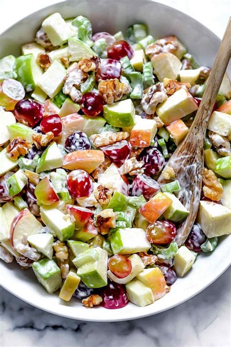 How many calories are in michigan apple waldorf salad - calories, carbs, nutrition