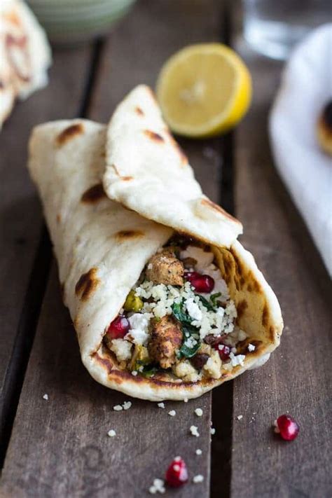 How many calories are in middle eastern chicken wrap - calories, carbs, nutrition