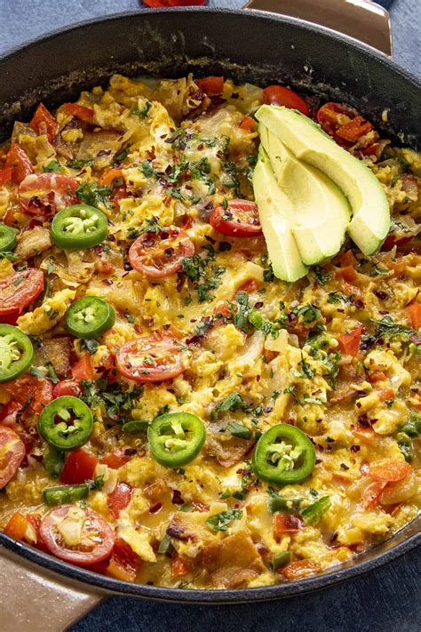 How many calories are in migas mexican scrambled eggs - calories, carbs, nutrition