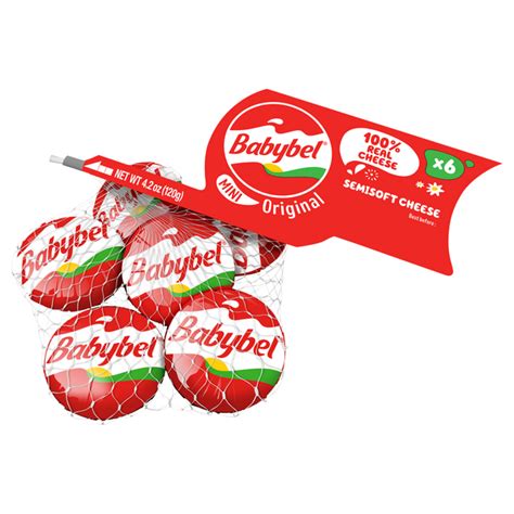 How many calories are in mini babybel cheese original - calories, carbs, nutrition