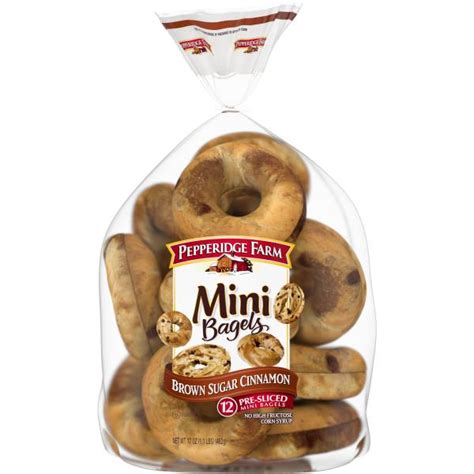 How many calories are in mini bagels brown sugar cinnamon - calories, carbs, nutrition