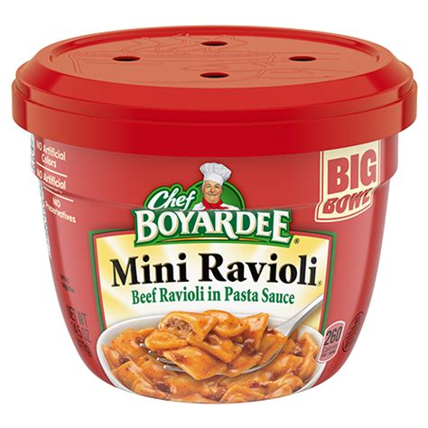 How many calories are in mini beef ravioli - calories, carbs, nutrition