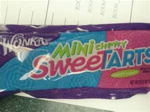 How many calories are in mini chewy sweet tarts - calories, carbs, nutrition