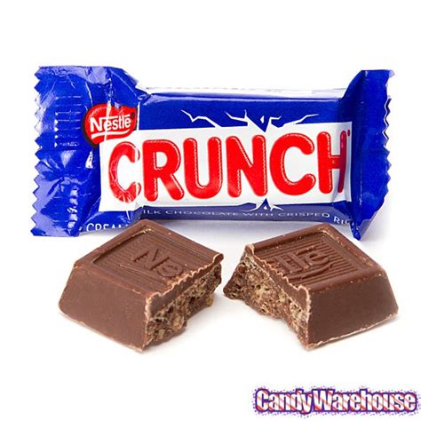 How many calories are in mini crunch bar - calories, carbs, nutrition