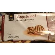 How many calories are in mini striped shortbread cookies - calories, carbs, nutrition