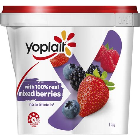 How many calories are in mixed berry yogurt - calories, carbs, nutrition