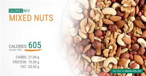 How many calories are in mixed nuts (74358.0) - calories, carbs, nutrition