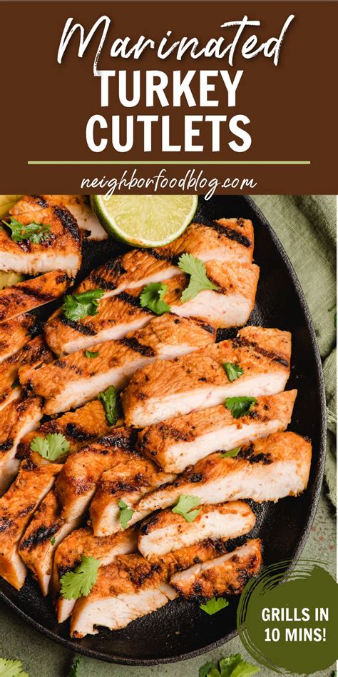 How many calories are in mojo marinated turkey cutlet - calories, carbs, nutrition