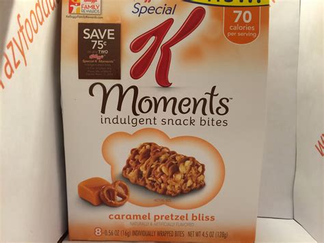 How many calories are in moments (indulgent snack bites) - calories, carbs, nutrition