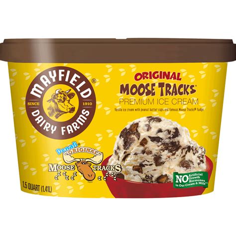 How many calories are in moose tracks - calories, carbs, nutrition