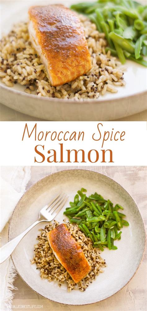 How many calories are in moroccan spiced salmon - calories, carbs, nutrition