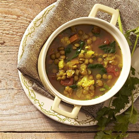 How many calories are in moroccan vegetable lentil soup (pha) - calories, carbs, nutrition