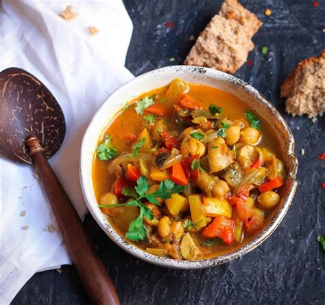 How many calories are in moroccan vegetable stew 1 - calories, carbs, nutrition