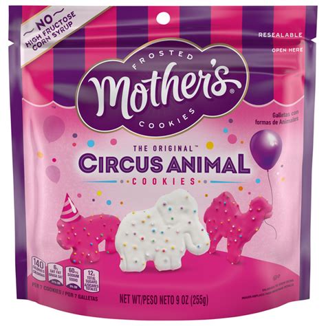 How many calories are in mother's, 4th of july circus animal cookies - calories, carbs, nutrition