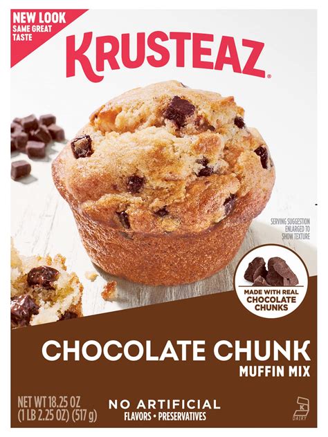 How many calories are in muffin mix chocolate chunk sour cream #16 scoop - calories, carbs, nutrition