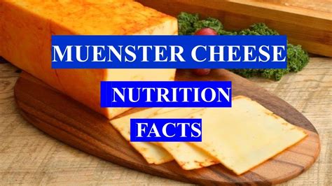 How many calories are in munster cheese - calories, carbs, nutrition