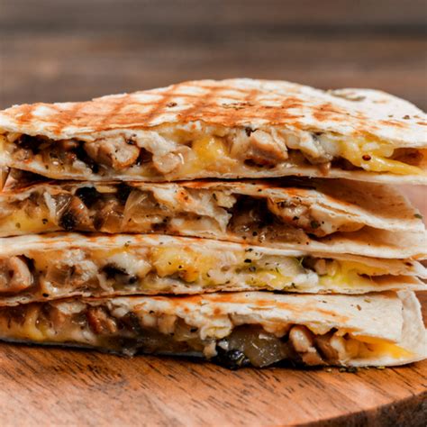 How many calories are in mushroom quesadillas - calories, carbs, nutrition