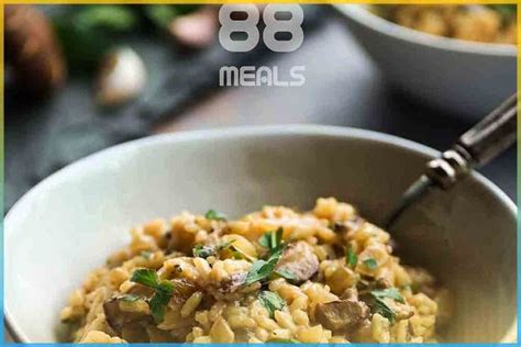 How many calories are in mushroom risotto - calories, carbs, nutrition