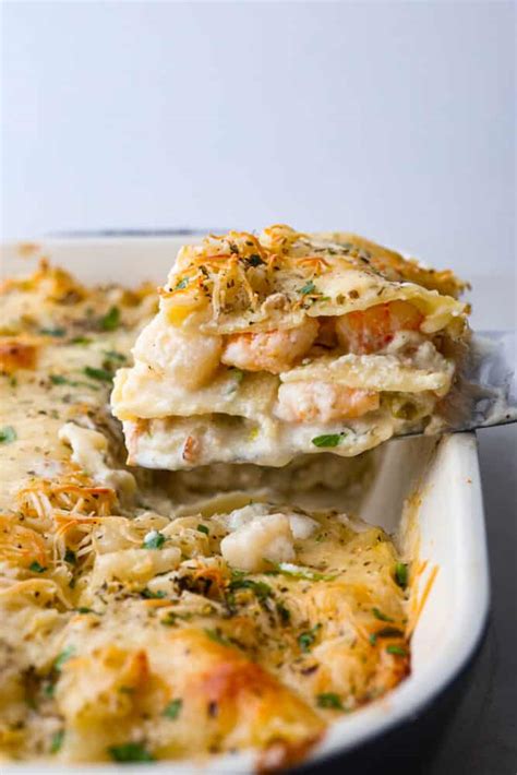 How many calories are in mushroom seafood lasagna - calories, carbs, nutrition