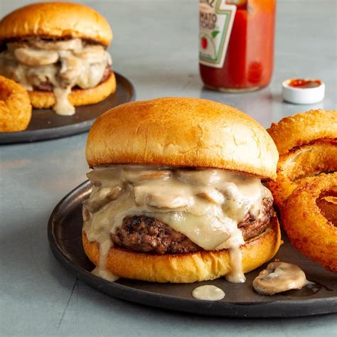 How many calories are in mushroom swiss gourmet burger - calories, carbs, nutrition