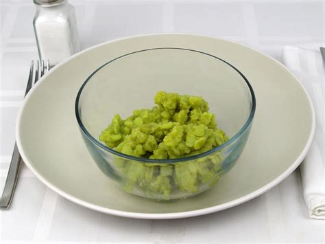 How many calories are in mushy peas - calories, carbs, nutrition