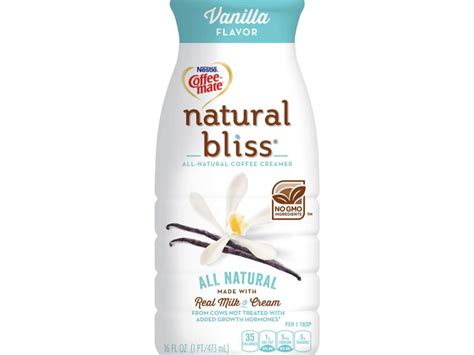 How many calories are in natural bliss - calories, carbs, nutrition