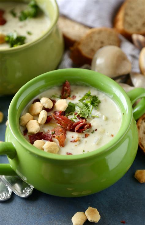 How many calories are in new england clam chowder, with bacon - calories, carbs, nutrition