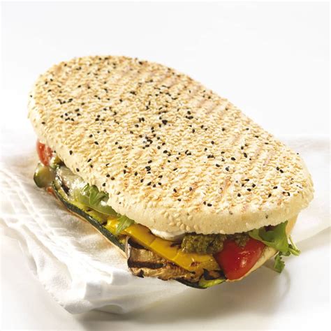 How many calories are in nigella sesame seed panini - calories, carbs, nutrition