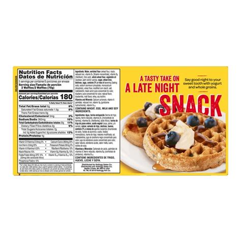 How many calories are in nutri-grain blueberry waffles - calories, carbs, nutrition
