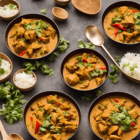 How many calories are in nutty chicken curry - calories, carbs, nutrition