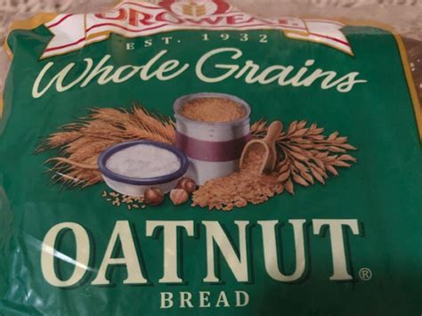 How many calories are in oatnut bread - calories, carbs, nutrition