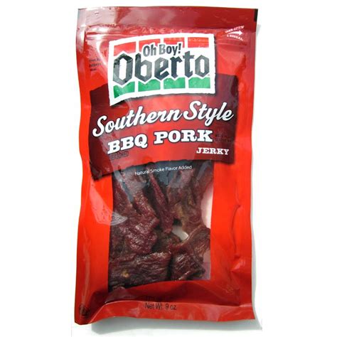 How many calories are in oberto bbq pork jerky - calories, carbs, nutrition