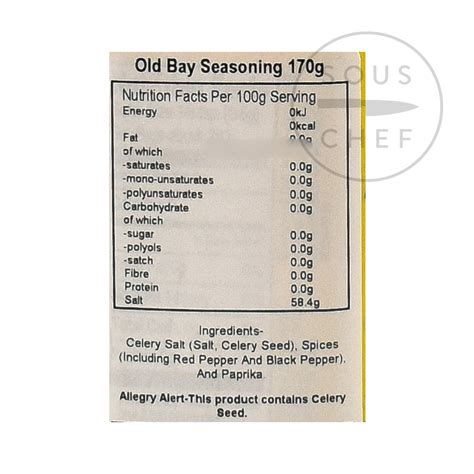 How many calories are in old bay chippers - calories, carbs, nutrition