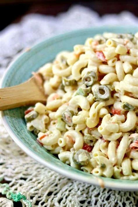 How many calories are in old fashioned macaroni salad - calories, carbs, nutrition