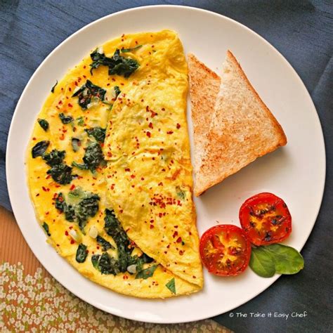 How many calories are in omelet spinach - calories, carbs, nutrition