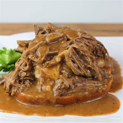 How many calories are in open faced pot roast sandwich (7745.12) - calories, carbs, nutrition