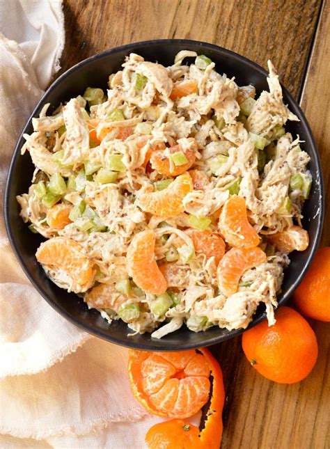 How many calories are in orange chicken salad with dill (68791.0) - calories, carbs, nutrition