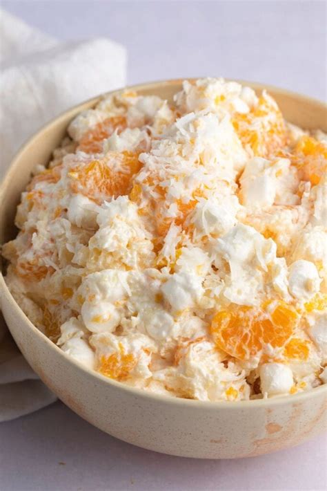 How many calories are in orange coconut side salad - calories, carbs, nutrition